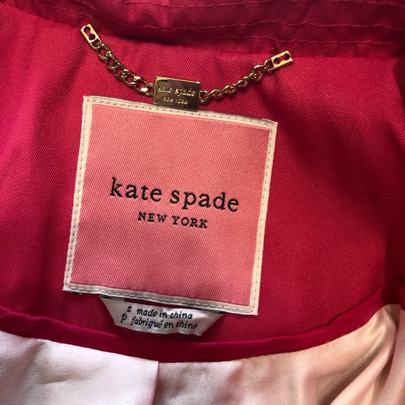 Kate Spade New York Water-Resistant Hoodie Jacket. Size Small. Classy Rare - Picture 12 of 14